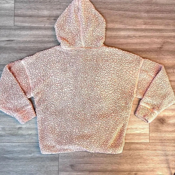 Prana Women's‎ Pink Hooded Permafrost Half Zip Fleece Jacket Size Medium - Picture 7 of 7